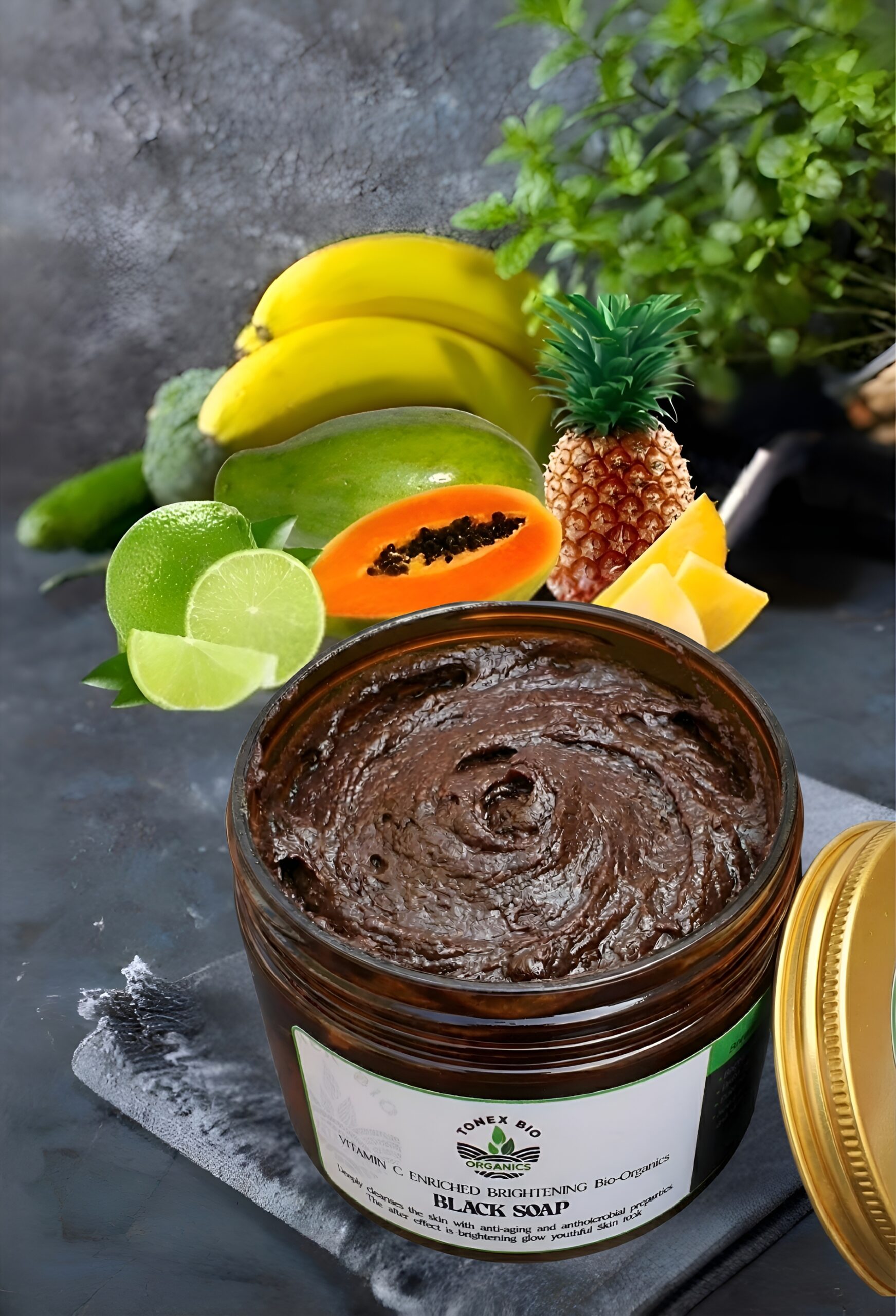 Brightening Organic Black Soap 